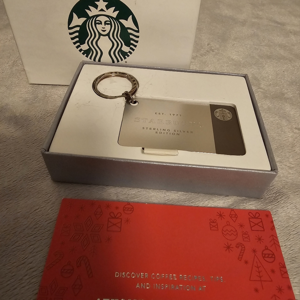 CHARITY DONATION: Limited Edition Starbucks Card Key Ring w/ box - Picture 4 of 9